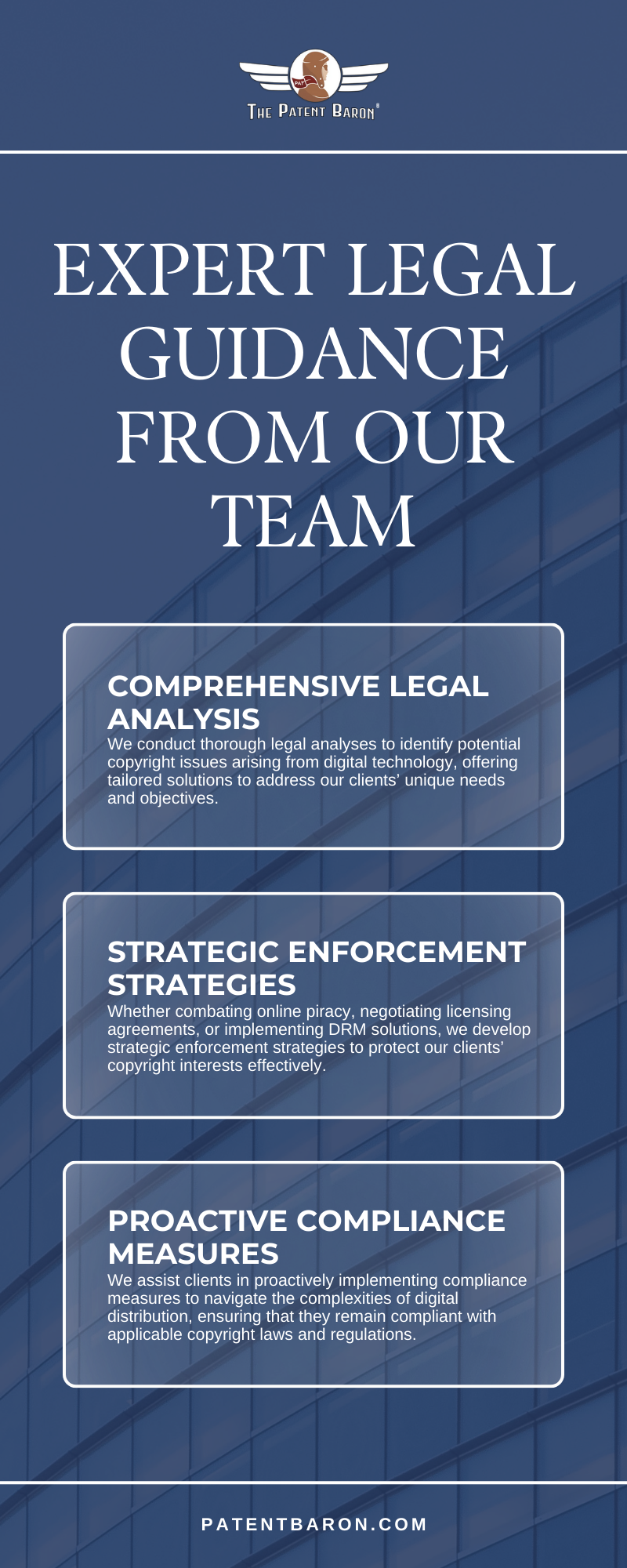 Expert Legal Guidance From Our Team Infographic